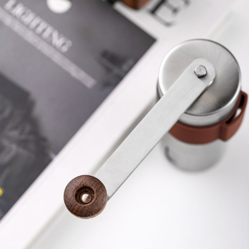 Manual Hand Coffee Grinder with Ceramic Burr Mill Adjustable Grind