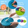 SOLDAY 3-Layer Slow Feeder Dog Bowl with Interactive Puzzle &