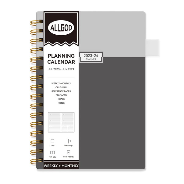 ALLGOD Academic Planner 2023-2024 Daily Weekly and Monthly Planner 2023-2024