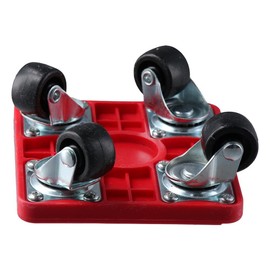 SHUATI Furniture Dolly Alloy Steel 360° Rotation Wheels Polypropylene Moving Dolly Tools Heavy Duty Red Furniture Lifter Set Refrigerator, Sofa, Cabinet