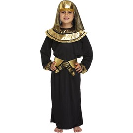 HENBRANDT Boys Egyptian Pharaoh Fancy Dress Costume 4-12 Years World Book Day/Week (10-12 years)