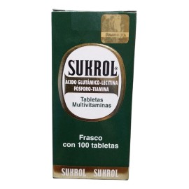 Sukrol Multivitaminico Cerebro Y Nervios Original 100 Tabs