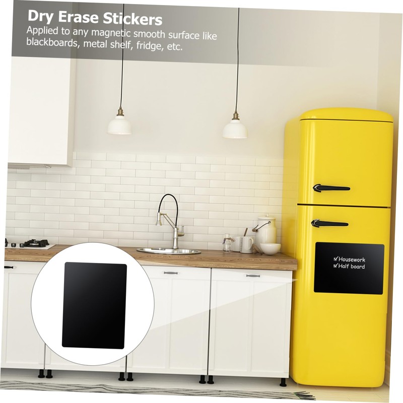 Tofficu Magnetic Planner Mini Chalkboard Message Board for Refrigerator Easy