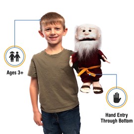 14" Noah, Bible Character, Hand Puppet