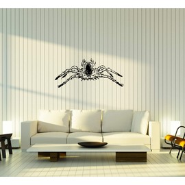 DesignToRefine Wall Decal Spider Monster Beetle Tarantula Vinyl Sticker Large Decor (ed1291) Black