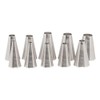 Ateco 810 - 10 Piece Plain Tube Set, Stainless Steel