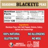 Ragin' Cajun Seasoned Blackeye Beans - 16 oz Pack, Fat-Free,