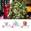 Christmas Tree Dog Resin Pendant Wear Resistant DIY Xmas Puppy