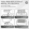 Foil & Cutter Replacement Compatible with BaBylissPRO FXONE, Black, 2
