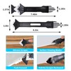 11Pcs-3in1 Silicone Caulking Tools(Stainless Steelhead)Grout Removal Tool & Grout Remove