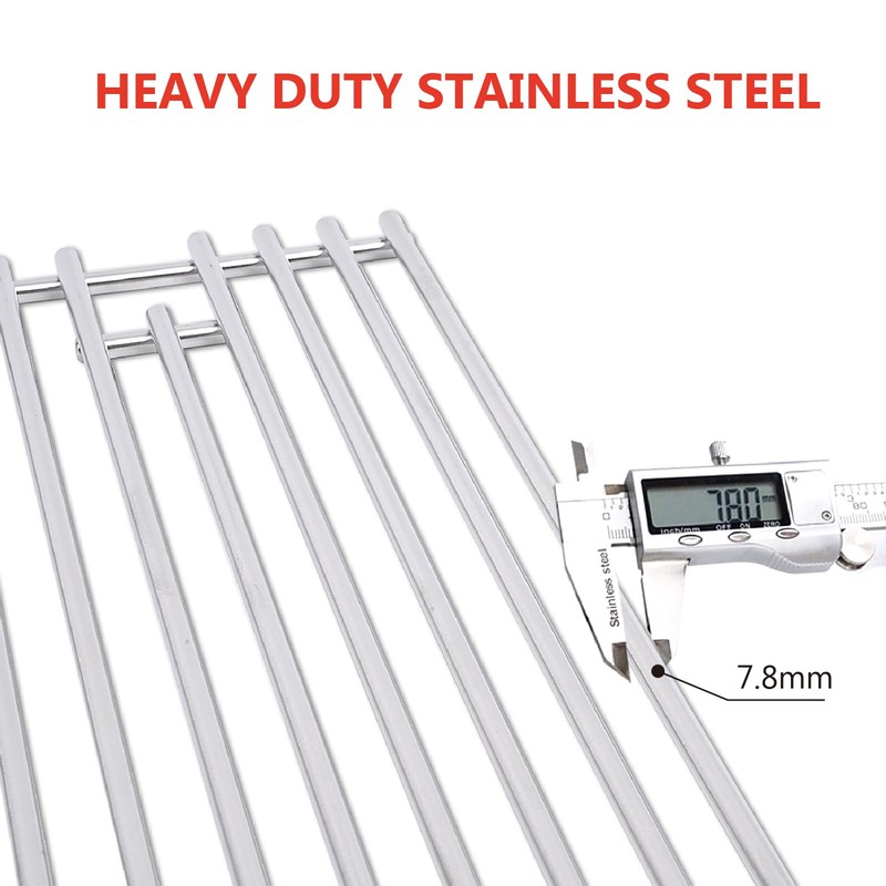J&HYBBQ Stainless Steel Grill Grate 19 1/4 x 7.5 Inch,