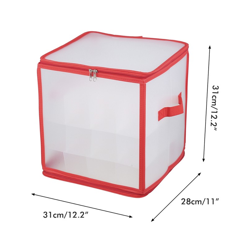 Transparent Storage Organizer Case for Storing Xmas LED Lights Garlands