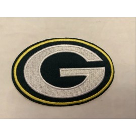 Unbranded Green Bay Packers Embroidered Iron On  Patch 3.5” X 2.5”