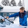 ZONETECH Extendable Snow Squeegee,Ice Scraper and Shovel 42" Lenght- Rotating