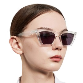 OCCI CHIARI Reader Sunglasses Women 0.75,UV Protection Outdoor Reading Glasses 0.5 0.75 1.0 1.5 2.0 2.5 3.0 3.5 4.0 (Transparent, 75)