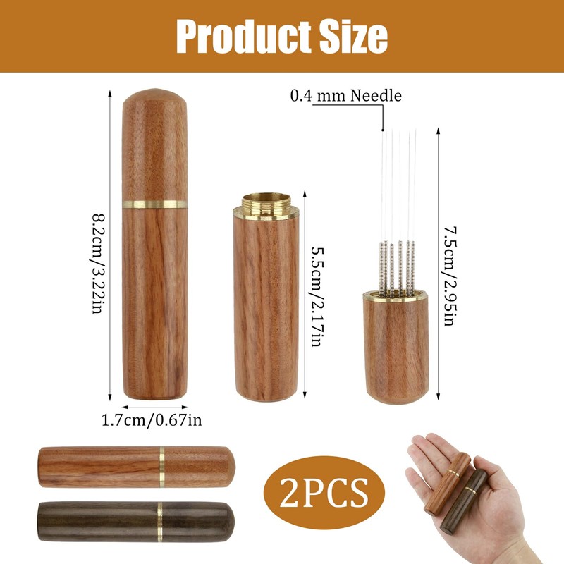 Espresso Coffee Stirrer, Espresso Distribution Tool 6 Needles Coffee Stirring