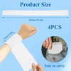 4-Pack Reusable Ice Pack Strap - 35.5"x3" Hook and Loop