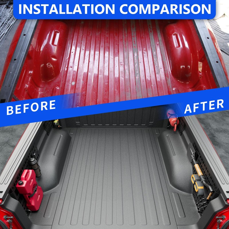 SZYANG 5.7FT Side Bed Molle Panel Compatible with 19-24 RAM