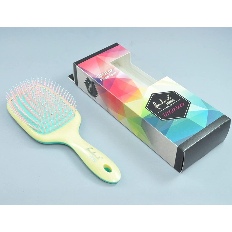 Kinugawa Company Women's Hair Brush, Scalp, Masage, Cushioning Brush, Lightweight,