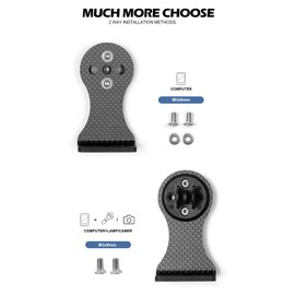 Brighton Attachment, Ultra Lightweight, Carbon Cycle Computer Mount, Dedicated Attachment for Bryton (For Brighton Repair)