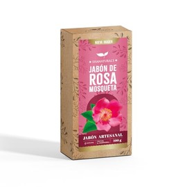 Jabón De Rosa Mosqueta Facial Y Corporal, Hidratación, 100 g  Jabón Artesanal Que Ayuda A Regenerar Y Suavizar La Piel, Ideal Para Uso Diario En Todo 