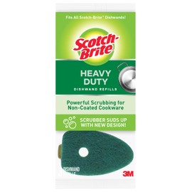 Scotch-Brite Heavy Duty Dishwand Refills, Keeps Hands Out of the Mess, 18 Refills