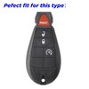 Key Fob Cover for Dodge Jeep: 4 Buttons Key Fob