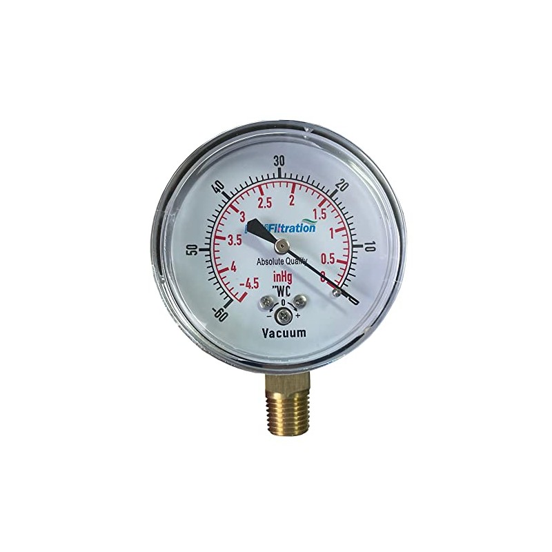 PRM Vacuum Gauge 0 to -60" WC / 0 to