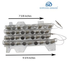 Supplying Demand DC47-00032A Clothes Dryer Heating Element Coil Replacement For DC93-00154A Model Specific Not Universal