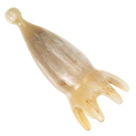 Mikinona Scalp Massage Comb Massage Tool Handheld Massager for 7-9cm Long White Wide Tooth Hair Comb