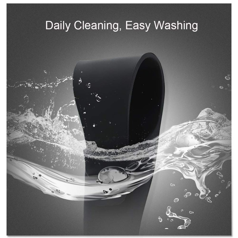 2-Pack Silicone Razor Case, Portable Soft Shaver Cover Bag Protector,