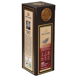 ROOTS AND HERBS Ayurvedic Face Wash Aromatherapy Vegan Royal Silver Indulgence Face Wash Skin Foaming Cleanser for Men and Women - 3.38oz