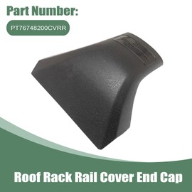 ATUOTPO Rear Right Side Roof Rack Rail Cover End Cap PT76748200CVRR fit for Toyota Highlander XLE XSE Platinum 2020 2021 2022 2023 2024 Roof Luggage Cargo Exterior Protection Shell Trim