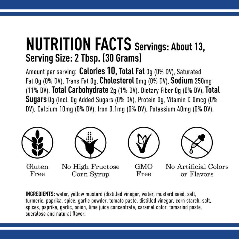 Lillie's Q - Zero Sugar Carolina BBQ Sauce, Gluten-Free, Non-GMO,