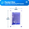 [52 Packs] 5 Gram Blue "Dry & Dry" Premium Indicating(Blue