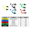 Kit 11 Bandas 4 Niveles Liga De Resistencia Ejercicio Fuerza