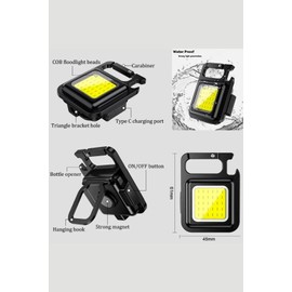 Spanner In The Works® COB Keychain Work Light | 1000 Lumens | LED Keyring Torch | Super Bright (2)