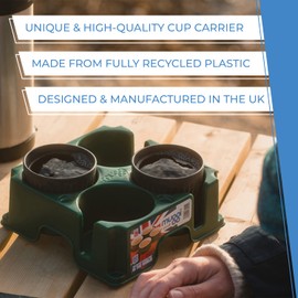 Blue Sailing-muggi - the most versatile drinks carrier in the world - non-slip safety tray for mugs, boats, yachts, motorboat, disability, gift