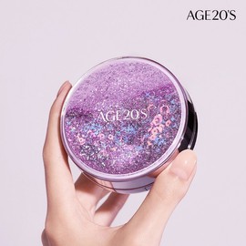 AGE20'S New Original Essence Cover Pact Shining Drop Edition (Purple Case 1 + Refill 3) (SPF50+ PA+++) - Pink No. 13 / AGE20'S [에이지투웨니스] 뉴오리지널 에센스 커버팩트 샤이닝드롭에디션(퍼플케이스1+리필3) (SPF50+ PA+++) - 핑크 13호