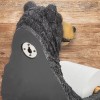 K Exclusive Bear Toilet Paper Holder | Hand-Painted Polyresin Sculpture