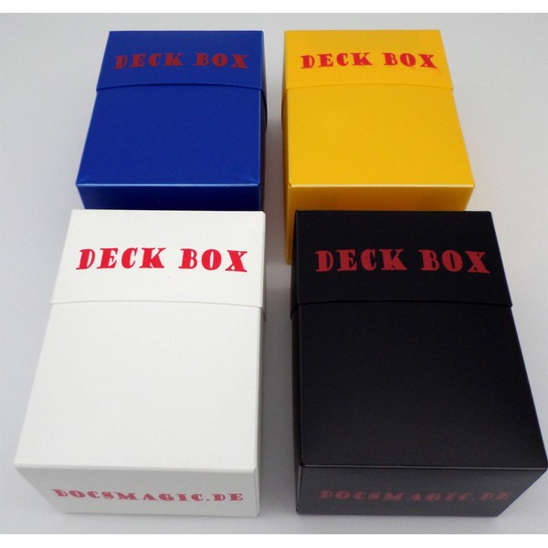 docsmagic.de Deck Box Mix - Black, White, Blue, Yellow -