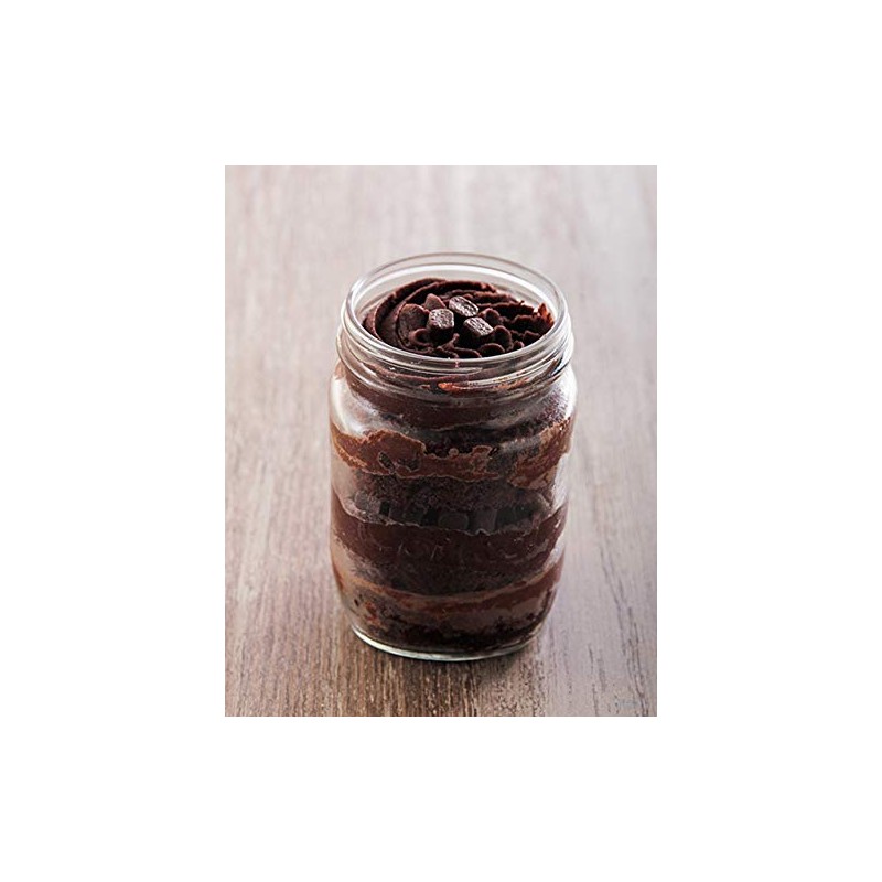 Nakpunar 12 pcs 12 oz Mason Jars with Red Lids