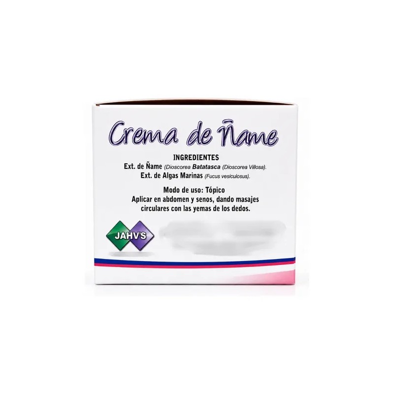 Crema De Ñame Natural Con Algas Marinas Premium 60 Gr