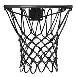 Basketball Net Replacement Outdoor Heavy Duty, Professional On-Court Quality [7.16oz], Unique Basketball Nets Heavy Duty Outdoor Fits for Standard Hoop, All Weather Anti Whip -12 Loops, Black
