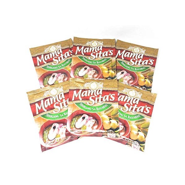 Mama Sita's Sinigang Sa Bayabas Guava Soup Base Mix, 1.4oz