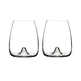 Waterford Elegance Stemless Wine Glass, Pair