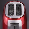 Brentwood TS-292R Cool Touch 2-Slice Extra Wide Slot Toaster, Red