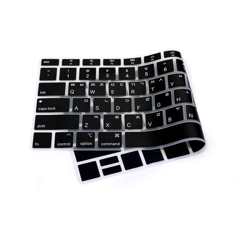 WYGCH Korean Language Silicone Keyboard Cover for MacBook Air 2018