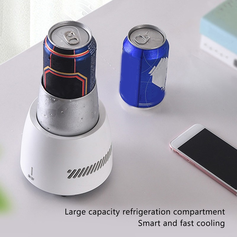 Drink Cooler 350ML Capacity Desktop Smart One Button Start Beverage