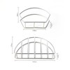 Yaoxianwu Taco Shell Mold Stand - Stainless Steel Tacos Shells